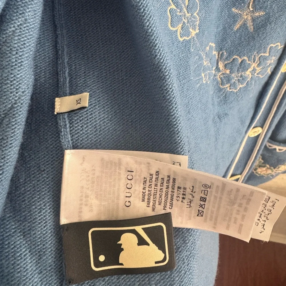 Gucci x MLB. Yankees authentic cardigan sweater. - Picture 8 of 9